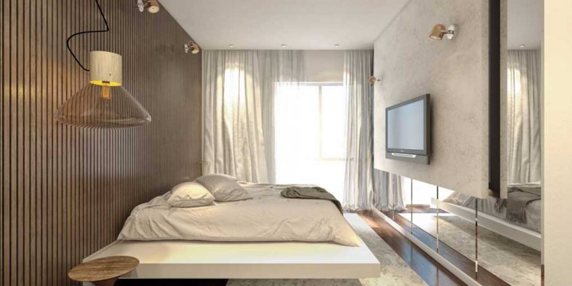 تصاویر اتاقهای واحدهای دو خوابه مبله